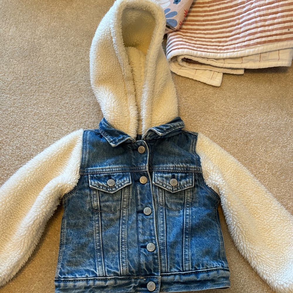 Gap toddler Sherpa & Jean jacket